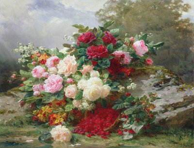 Autumn Flowers by Jean Baptiste Robie